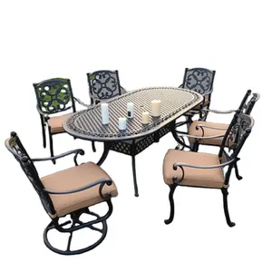 铝制户外家具餐椅在花园和露台中的特殊用途