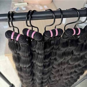 Vente en gros de cheveux bruts à double trame pour donneur unique 100% paquets de cheveux humains paquets d'extension de cheveux de vague cambodgienne - Product Image 4