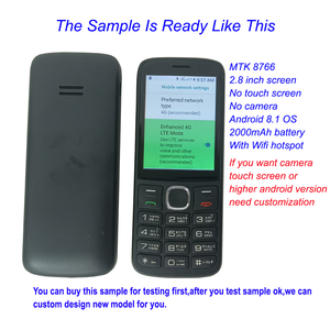 ปลดล็อคหน้าจอสัมผัสขนาด2.8นิ้วโทรศัพท์แอนดรอยด์ฮอตสปอต WhatsApp ปุ่มกด LTE Cellular รองรับการปฏิบัติการเยอรมันสเปน - Product Image 6