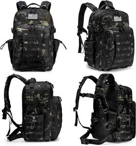 लैपटॉप कम्पार्टमेंट के साथ पुरुषों और महिलाओं के लिए सर्वश्रेष्ठ काला 3 दिवसीय वॉटरप्रूफ टैक्टिकल कैरी गियर असॉल्ट रेंज गो बैग - Product Image 4