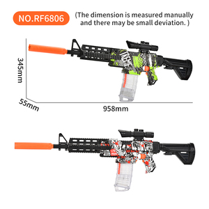 Pistola de Juguete M416 que Brilla en la Oscuridad, Rifle Automático de Balas Blandas, Pistola de <span class=keywords><strong>Airsoft</strong></span> de Balas Blandas, Juegos de Disparos para Niños - Product Image 3