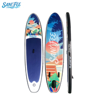 Planche de SUP gonflable série Island 11'2" en PVC 1,2 mm avec finition brossée, kit complet avec accessoires, planche à pagaie debout