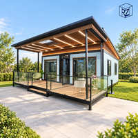 Maison modulaire extensible préfabriquée en conteneur pour l'aménagement de jardin, maison d'hôtes et bureau à domicile