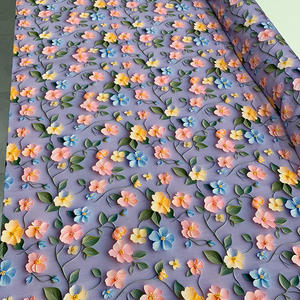 Super Soft Maza <span class=keywords><strong>Mango</strong></span> 4 Way Poliéster Spandex Tela Bubu 5D Impresión digital 4 Way Tejido de poliéster elástico - Product Image 3