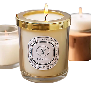 <span class=keywords><strong>Eric</strong></span> - Frascos de Vidrio Ámbar Transparente para Velas Aromáticas, 2oz, 4oz, 8oz, 16oz, Recipientes Redondos para Velas con Tapa, Gran Venta - Product Image 3