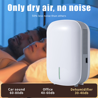 Déshumidificateur électrique silencieux-Mini déshumidificateur domestique portable pour une élimination efficace de l'humidité dans les petits espaces