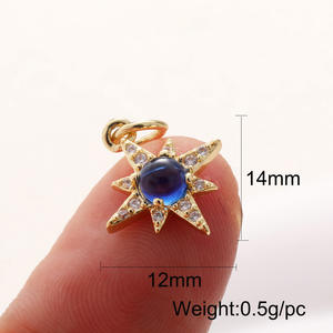 จี้รูปไม้แร็กเก็ต/รักบี้/แบดมินตัน ลายหยดน้ำมันทองแดงมุก ยี่ห้อจินหยวน สำหรับทำเครื่องประดับ DIY - Product Image 6