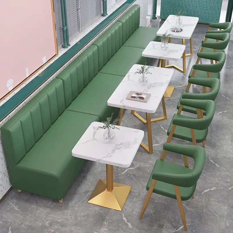 Popüler tasarım cafe sandalyeler el dinlenme ile kare şekli yuvarlak şekil masa uzun tezgah seti kahve dükkanı oturma odası restoran