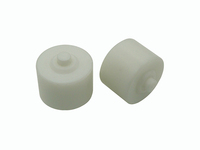 Poulie usinée par CNC POM blanche à faible friction pour accessoires d'imprimante 3D FDM