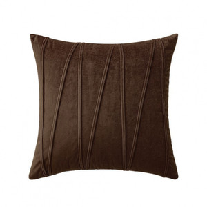 Housse de coussin en velours moderne, carrée, verte, pour salon, taie d'oreiller décorative, style fait main - Product Image 5