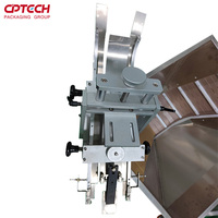 Machine de capsulage de machine d'alimentation automatique avec élévateur et chargeur de conteneur