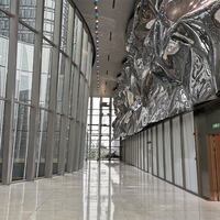 Décoration intérieure d'hôtel moderne, spots encastrés faciles à installer, éclairage blanc froid, grille lumineuse LED en aluminium à intensité variable, CRI