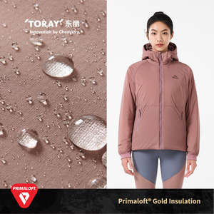P-Series PELLIOT <span class=keywords><strong>Primaloft</strong></span> 60g con capucha para invierno, clima frío, <span class=keywords><strong>chaqueta</strong></span> de senderismo transpirable cálida a prueba de viento para <span class=keywords><strong>mujer</strong></span> - Product Image 3