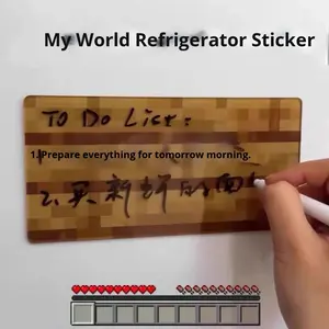 Decoración magnética de Frozen para My World, tablón de anuncios MC, imán de nevera, juego de estilo píxel, derivados de animación periféricos de Anime - Product Image 2