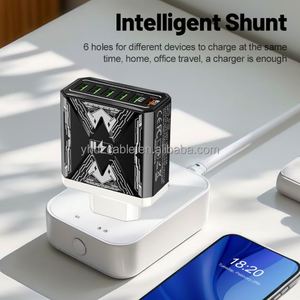 New 25W Multi Port Mobile Phone Fast Charging Head 3USB QC3.0 Travel <b>Adapter</b> with 3USB <b>C</b> PD <b>Adapter</b> for samsung iphone - Product Image 6