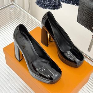 Chaussures élégantes et sexy pour femmes, escarpins formels de créateur en cuir véritable à talon fin de 6 cm, à enfiler, vente en gros de haute qualité - Product Image 3