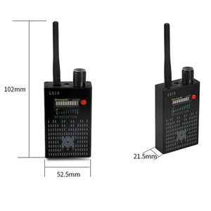Détecteur de caméra <span class=keywords><strong>espion</strong></span> sans fil RF G318 ABS avec alarme, style dissimulé, <span class=keywords><strong>batterie</strong></span> 1200 mAh, autonomie 8-10 heures - Product Image 6