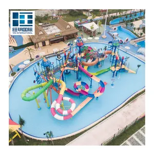 Commercial Water Park Outdoor Adult Water Park Fiberglass Slide Equipment