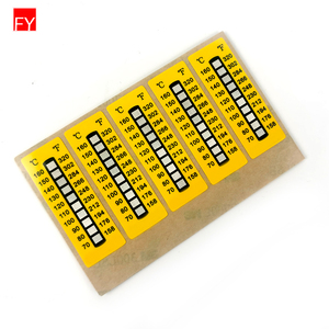 Termómetros de fiebre para niños sensibles al calor, impresión que cambia de Color para refrigerador, controlador de jarra, pegatina de temperatura de acuario - Product Image 2