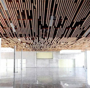 Panneau de plafond suspendu en aluminium, revêtement mural métallique intérieur pour hall d'accueil de bureau - Product Image 3