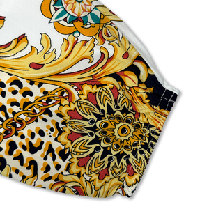 Diary cộng với xu hướng 2025 thời trang cô gái 'tất cả các trận đấu giản dị mát mẻ quần vàng chuỗi voi in Mùa Xuân/Mùa Hè hai mảnh bó - Product Image 6