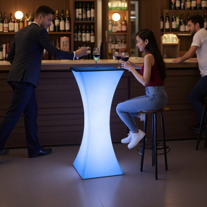 16 màu LED <span class=keywords><strong>Cocktail</strong></span> bảng hiện đại hình vuông có thể sạc lại di động cho nhà Bar thương mại Bar Club Đảng KTV khách sạn sử dụng - Product Image 2