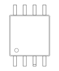 GigaDevice GD25Q40CT2GR - Memoria Flash NOR SPI de 4Mb, Quad I/O, 80MHz, 8-SOP - Product Image 2