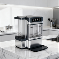 Machine à glaçons à mastication de 20 kg/24h avec réservoir d'eau auxiliaire de 1,3 L, haut de gamme, pour usage domestique, motorisée, entièrement automatique, économe en énergie, facile à utiliser