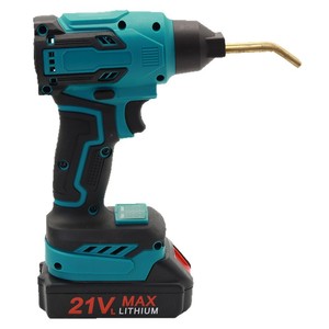 Plastic Welding Gun 21V Max Lithium Ion Digital Display Car Bumper Repair Tool Hot Melt Welding Nylon ABS PE PP <b>Rubber</b> - Product Image 5