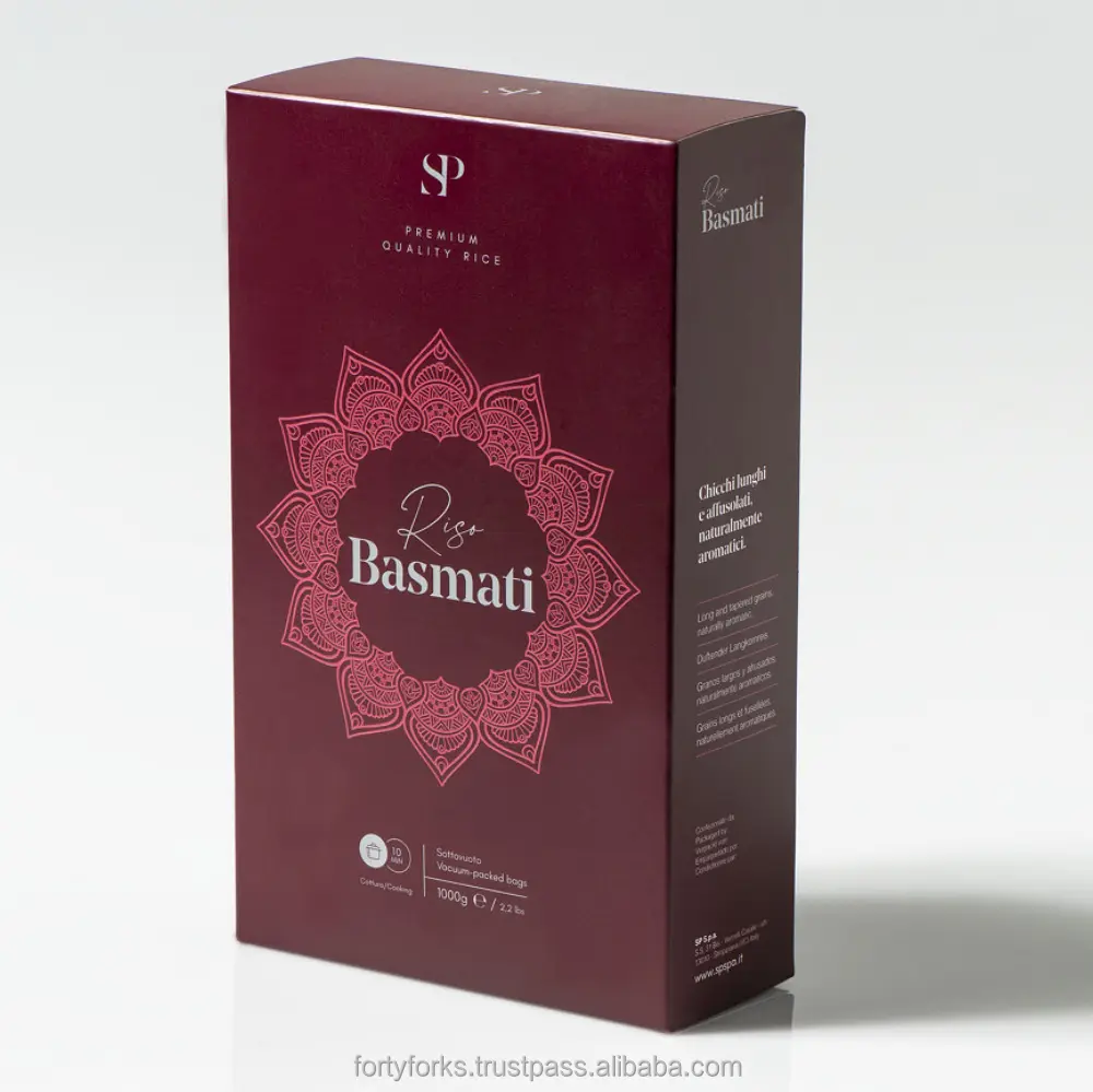 Riz basmati 1kg emballage sous vide produit de haute qualité