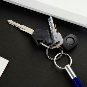 Multicolor Mini Key Chain <b>Multi</b>-Function Metal Tool <b>Pen</b> Cross Double Head Screwdriver Ballpoint <b>Pen</b> Scale Capacitance <b>Pen</b> Office - Product Image 5