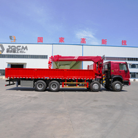 Grue sur camion HOWO 14 tonnes 8x4 avec benne de chargement pour l'exportation – Meilleures ventes