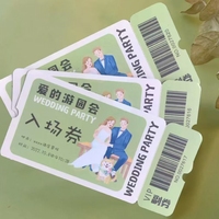 Customized Single Window Circular Pull Tab Lottery Ticket with Instant Tear off Design for Scenic Spots Concert Admission Ticket