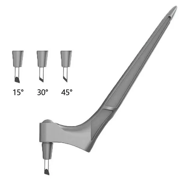 Lames en acier inoxydable rotatif à 360 degrés, outils, stylo de découpe d'artisanat rotatif à 3 têtes, bricolage couteau de sculpture Portable Durable