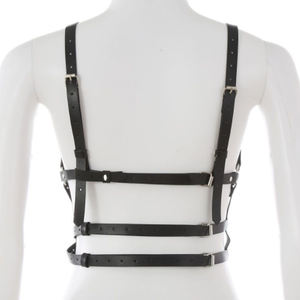 <span class=keywords><strong>Facebook</strong></span> Influencer Vrouwen Sexy Lingerie Gothic Punk Strakker Taille Lederen Band Bondage Set Terughoudendheid Volwassen Spel - Product Image 3