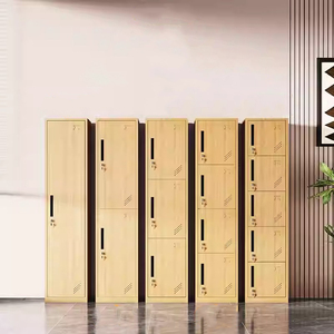 Armoire de rangement métallique économique à une seule porte avec 4 étagères réglables, design industriel pour chambre et école - Product Image 2