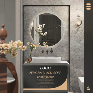 Nhãn Hiệu Riêng Rubriel 100Ml Shea Butter Xà Phòng Da Dưỡng Dưỡng Da Chống Mụn Trứng Cá Rắn Hình Thức Dầu Ô Liu Khoáng Chất Phi Đen Xà Phòng - Product Image 3