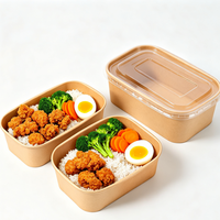 Populaire Europese stijl lange takeaway doos, wegwerpverpakking voor import naar de Europese markt