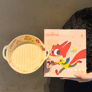 Assiette à dîner en céramique <span class=keywords><strong>de</strong></span> dessin animé Disney, <span class=keywords><strong>plaque</strong></span> à pâtisserie pour la maison, les fêtes, le <span class=keywords><strong>bureau</strong></span> et cadeau <span class=keywords><strong>de</strong></span> Noël - Product Image 1