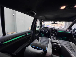Kit d'éclairage d'ambiance automobile SJC 64 couleurs pour <span class=keywords><strong>Volkswagen</strong></span> <span class=keywords><strong>Golf</strong></span> 7 MK7 2014-2021 LHD/RHD, éclairage LED synchronisé arc-en-ciel - Product Image 5