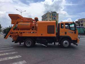 Camión Mezclador de Concreto Comercial de 50kW con Doble Potencia, Patas Hidráulicas Inteligentes, Motor de Doble Eje HBT para Nuevas Construcciones - Product Image 2