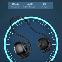 Écouteurs sans fil à oreille ouverte, réduction de bruit ENC, longue autonomie, indicateur LED, micro HD pour le gaming, le sport, écouteurs stéréo