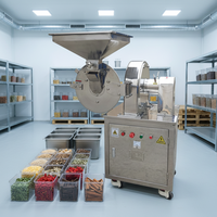 Automatische Gemüse-Knoblauch-Pulver-Herstellungsmaschine Chili Universalzerkleinerer Gewürzmühle Lebensmittelverarbeitungsmaschine