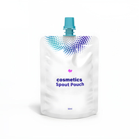 Petit sac d'emballage personnalisé de crème liquide pour le visage et les mains de lotion pour les yeux 50ml 100ml 200ml 250ml 500ml Pochette debout de cosmétiques avec bec verseur