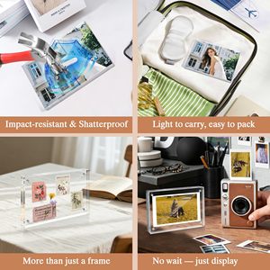 Hot Sale <b>4x6</b> Inch clear Acrylic Magnetic Photo <b>Frame</b> Acrylic Magnetic Picture <b>Frame</b> - Product Image 3