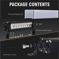 Barre lumineuse LED ultra-mince 90W 10-30V 12000lm DRL, phare de conduite, éclairage auxiliaire pour camion, SUV, pick-up