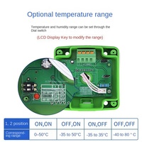 Sensor de Temperatura y Humedad para Ductos, Industrial, de Alta Precisión, con Pantalla LCD y Transmisor RS485, OEM, de Plástico, para Aire Acondicionado