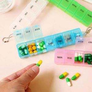 Good Quality 7 Day Best Selling <b>Plastic</b> Pill Box case <b>Pocket</b> Size Medicine case Promotion Pill Box - Product Image 4