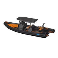 Fabricants de bateaux chinois, bateau à console centrale de 8 m, 800, 7,9 m avec moteur hors-bord de 150 ch