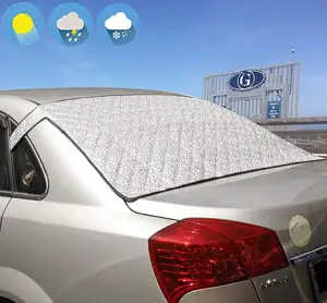 Cam kar kapağı araç ön camı kar ve güneş gölge koruyucu dış kalkan koruma otomatik güneşlik kapağı